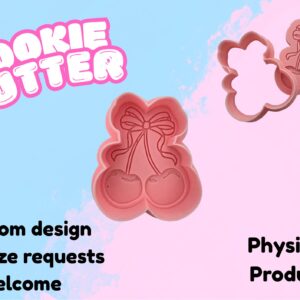 Cherry Pair Cookie Cutter and Stamp Set