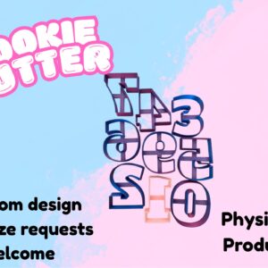 Numbers 0-9 Set of Cookie Cutters