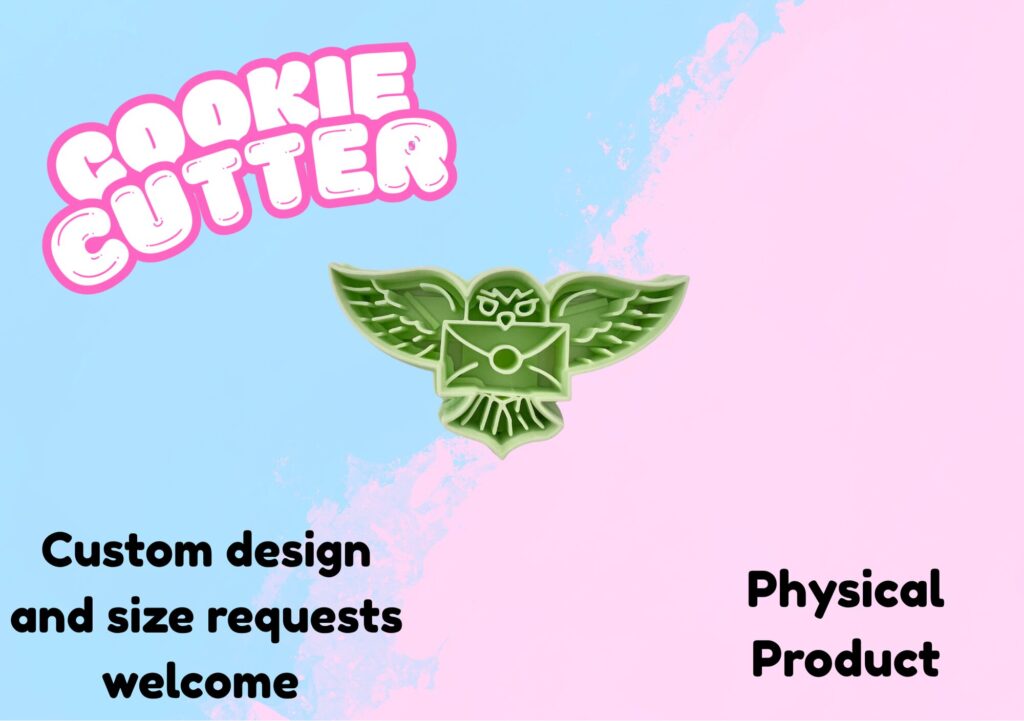 Owl with Letter Cookie Cutter